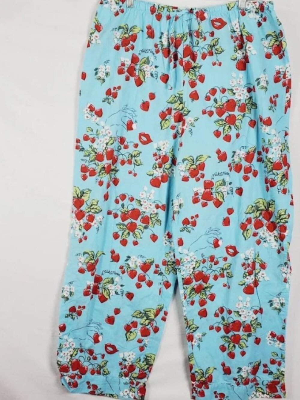 NICK & NORA Pajamas Bottoms - Strawberry Kisses - XXL - EVC